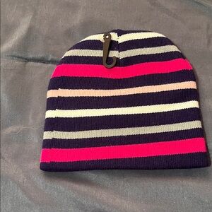 Vibrant Striped Kids Beanie